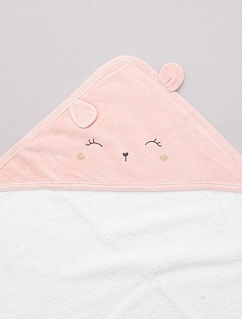 Conjunto capa de banho e luva - Kiabi