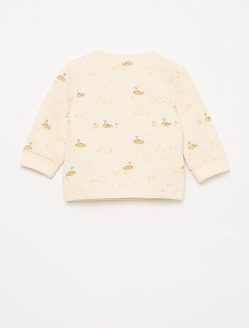 Conjunto casaco cache-cœur + legging - 2 peças