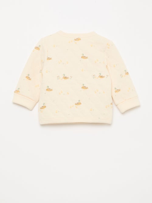 Conjunto casaco cache-cœur + legging - 2 peças - Kiabi