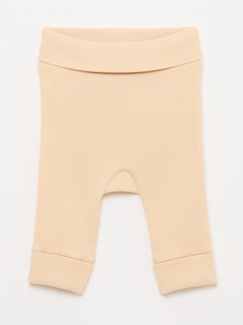 Conjunto casaco cache-cœur + legging - 2 peças Branco - Kiabi