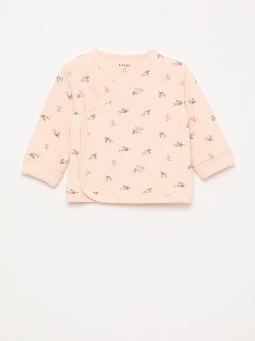 Conjunto casaco cache-cœur + legging - 2 peças - Kiabi