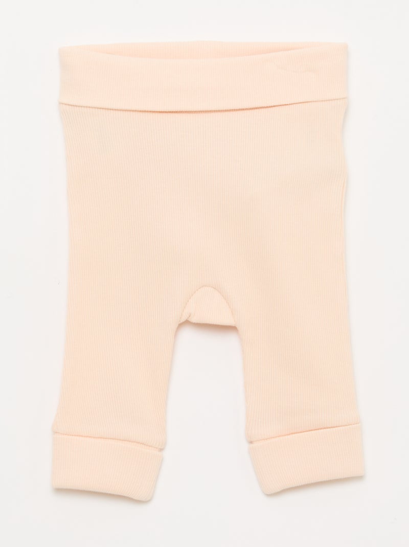Conjunto casaco cache-cœur + legging - 2 peças Rosa - Kiabi