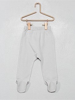 Conjunto casaco + calças com pés - Kiabi