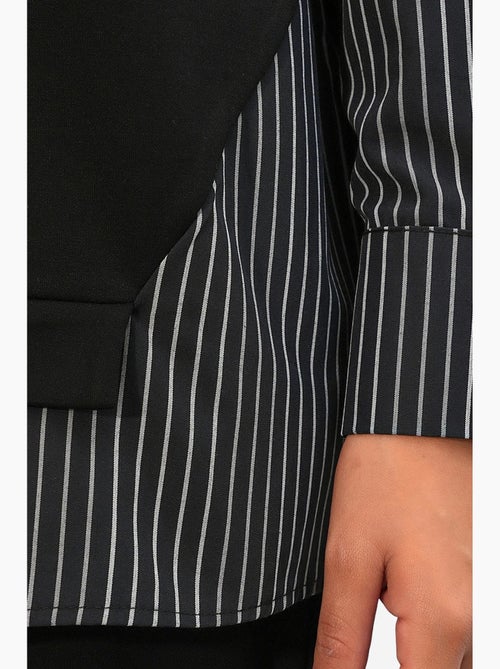 Conjunto co-ord de duas peças às riscas comprido com decote redondo bdart - Kiabi Conjunto co-ord de duas peças às riscas comprido com decote redondo bdart - Kiabi