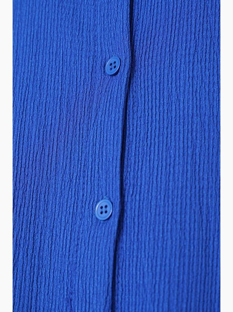 Conjunto co-ord de duas peças com camisa e calças oversized bdart Azul-cobalto - Kiabi