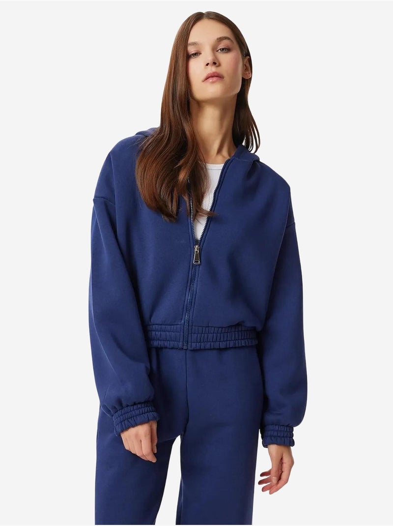 Conjunto co-ord de duas peças com capuz e manga comprida istanbul Azul-marinho - Kiabi