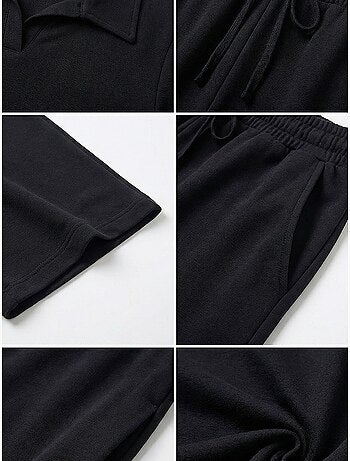 Conjunto co-ord de duas peças com cintura média e gola polo istanbul