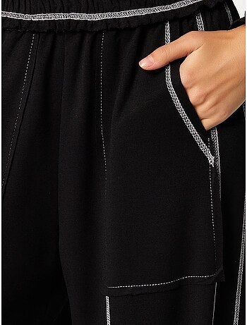 Conjunto co-ord de duas peças com gola com fecho e manga comprida istanbul