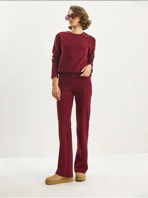 Conjunto co-ord de duas peças em malha canelada lucci - Kiabi Conjunto co-ord de duas peças em malha canelada lucci - Kiabi