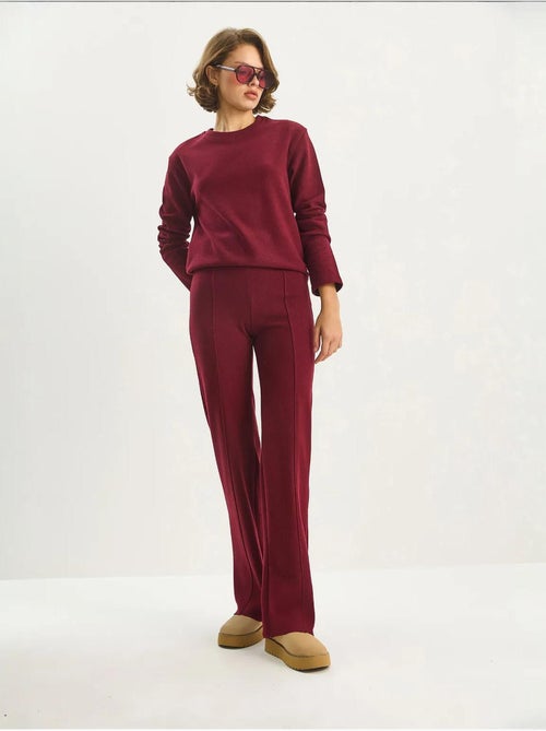 Conjunto co-ord de duas peças em malha canelada lucci - Kiabi Conjunto co-ord de duas peças em malha canelada lucci - Kiabi