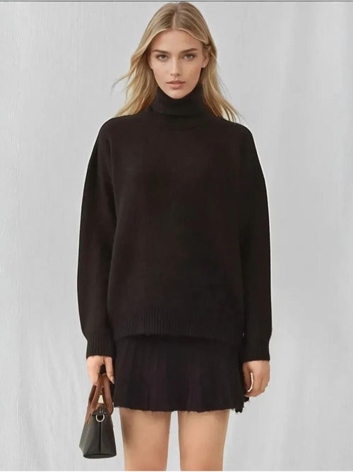 Conjunto co-ord em malha oversized texturizada com gola alta bdart - Kiabi Conjunto co-ord em malha oversized texturizada com gola alta bdart - Kiabi