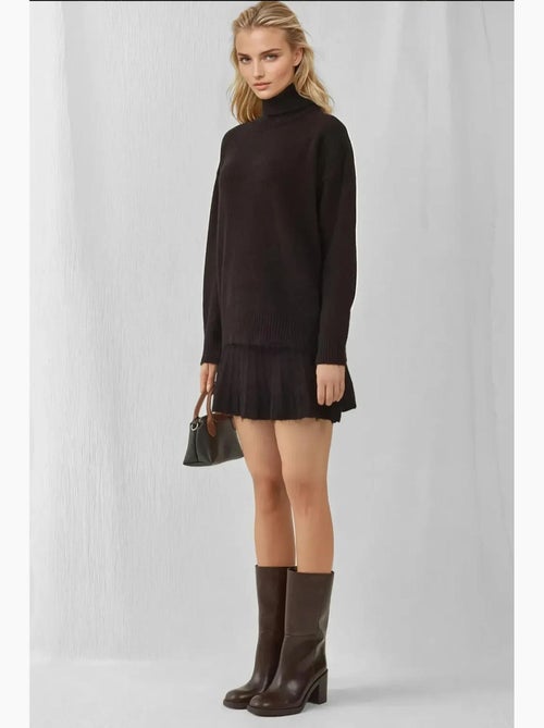 Conjunto co-ord em malha oversized texturizada com gola alta bdart - Kiabi Conjunto co-ord em malha oversized texturizada com gola alta bdart - Kiabi