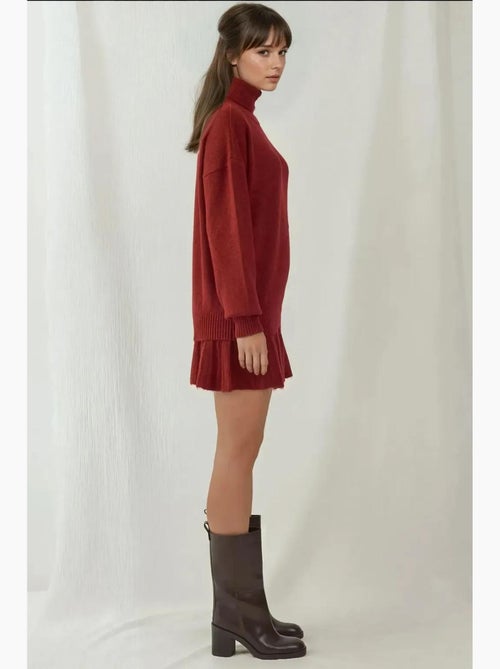 Conjunto co-ord em malha oversized texturizada com gola alta bdart - Kiabi Conjunto co-ord em malha oversized texturizada com gola alta bdart - Kiabi