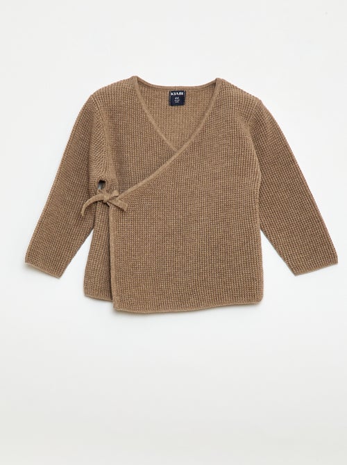 Conjunto colete cache-cœur + leggings em malha - 2 peças - Kiabi