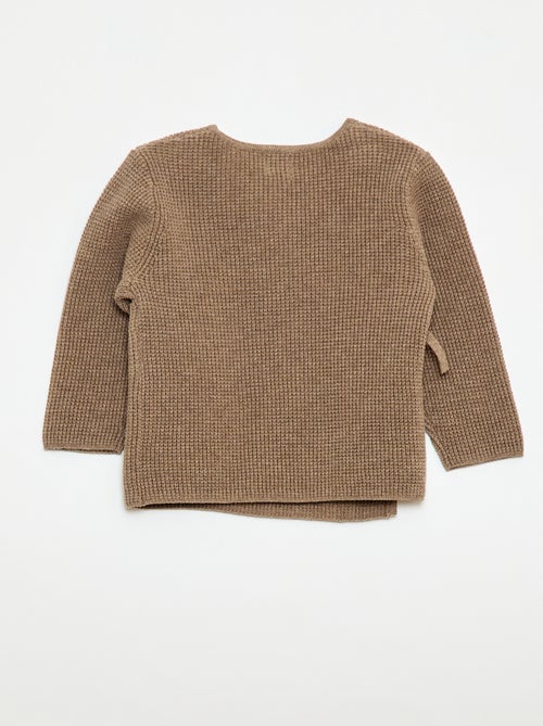 Conjunto colete cache-cœur + leggings em malha - 2 peças - Kiabi