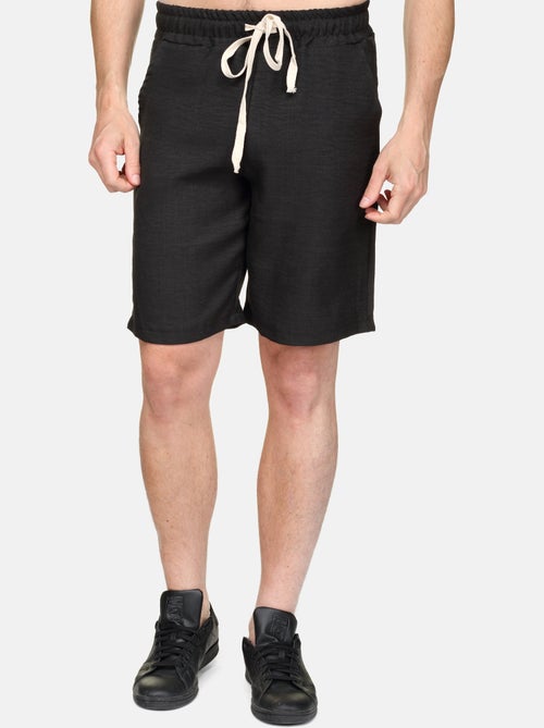 Conjunto composto por camisa e calções lisos com textura - Frilivin - Kiabi Conjunto composto por camisa e calções lisos com textura - Frilivin - Kiabi
