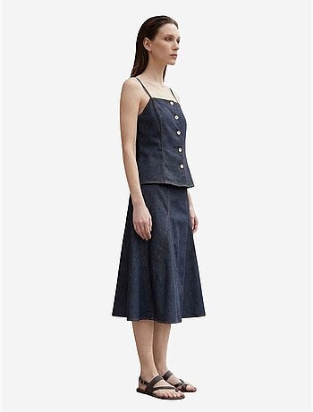Conjunto coord de duas peças em algodão-lycra para mulher my fashion
