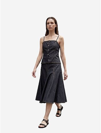 Conjunto coord de duas peças em algodão-lycra para mulher my fashion