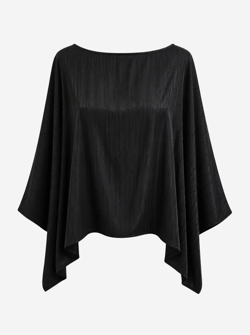 Conjunto coordenado em malha com mistura de modal mixray Preto - Kiabi