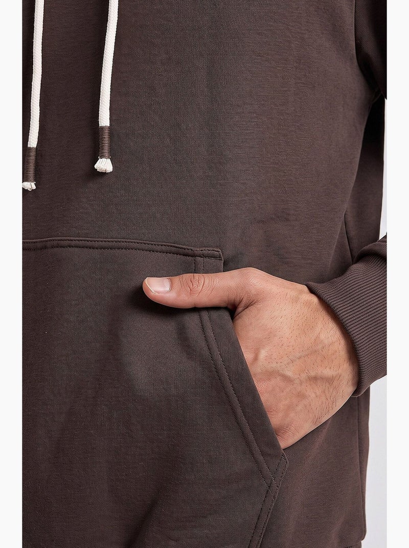 Conjunto coordenado masculino de três peças tommy Castanho-chocolate - Kiabi