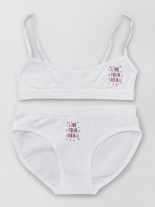 Conjunto cuecas + soutien - Kiabi