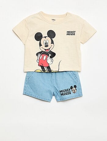 Conjunto curto t-shirt + calções 'Simba' - 2 peças