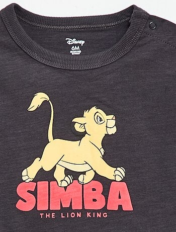 Conjunto curto t-shirt + calções 'Simba' - 2 peças