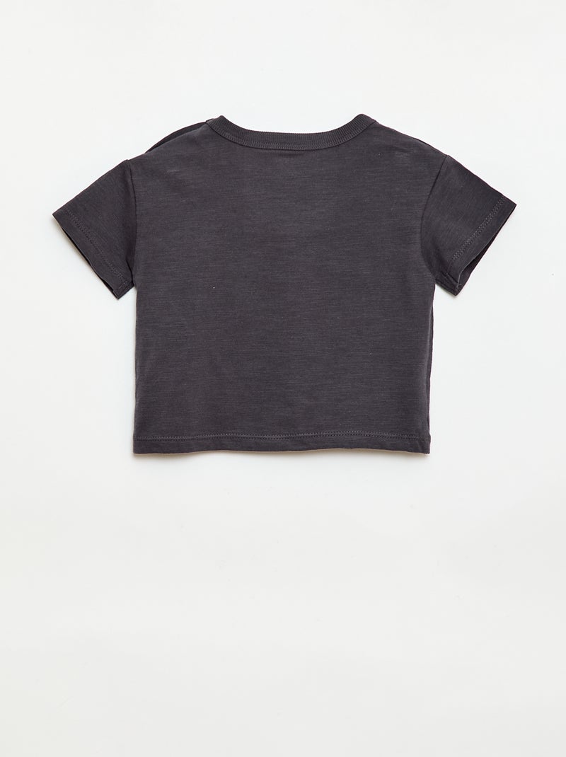 Conjunto curto t-shirt + calções 'Simba' - 2 peças Preto - Kiabi