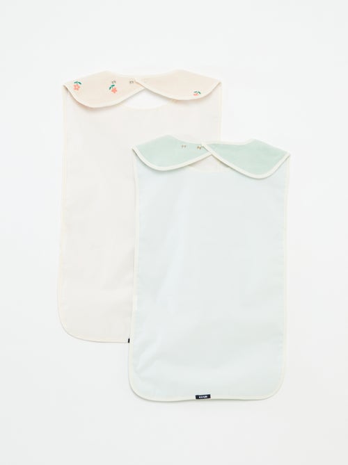 Conjunto de 2 babetes - coleção fácil de vestir - Kiabi
