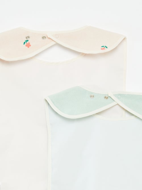 Conjunto de 2 babetes - coleção fácil de vestir - Kiabi