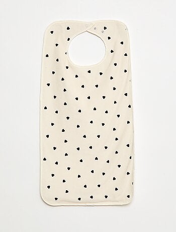 Conjunto de 2 babetes grandes de turco - coleção fácil de vestir