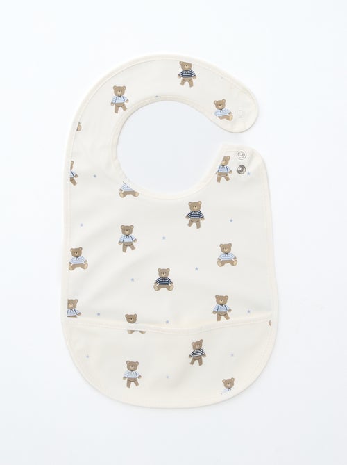 Conjunto de 2 babetes impermeáveis com estampado - Kiabi