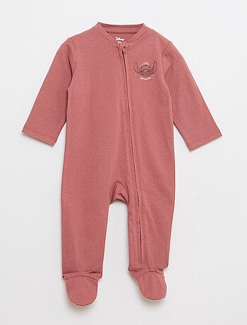 Conjunto de 2 babygrows com fecho éclair leves 'Stitch'