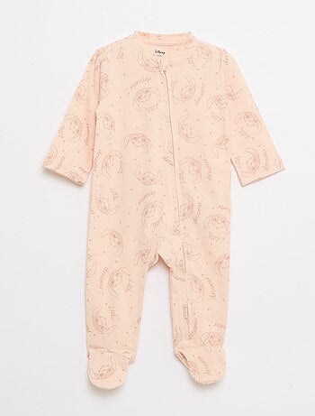 Conjunto de 2 babygrows com fecho éclair leves 'Stitch'
