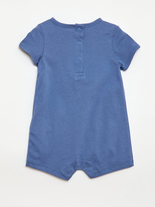 Conjunto de 2 babygrows curtos em jersey - Kiabi