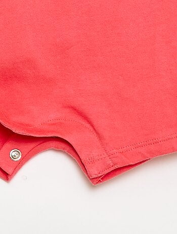 Conjunto de 2 babygrows curtos em jersey