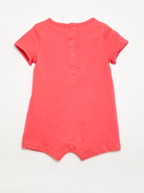 Conjunto de 2 babygrows curtos em jersey - Kiabi