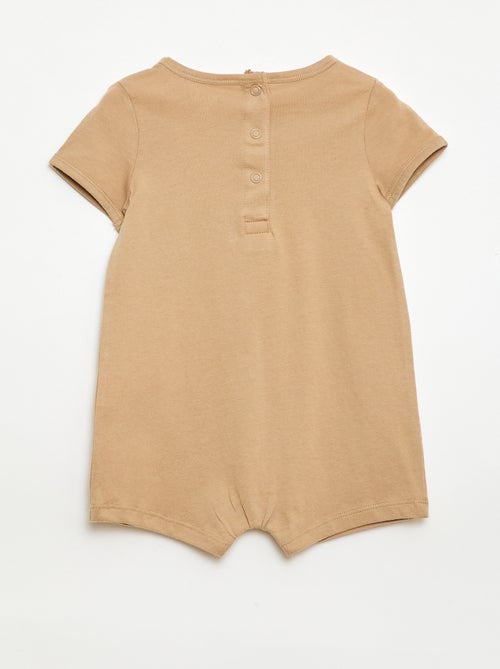 Conjunto de 2 babygrows curtos em jersey - Kiabi
