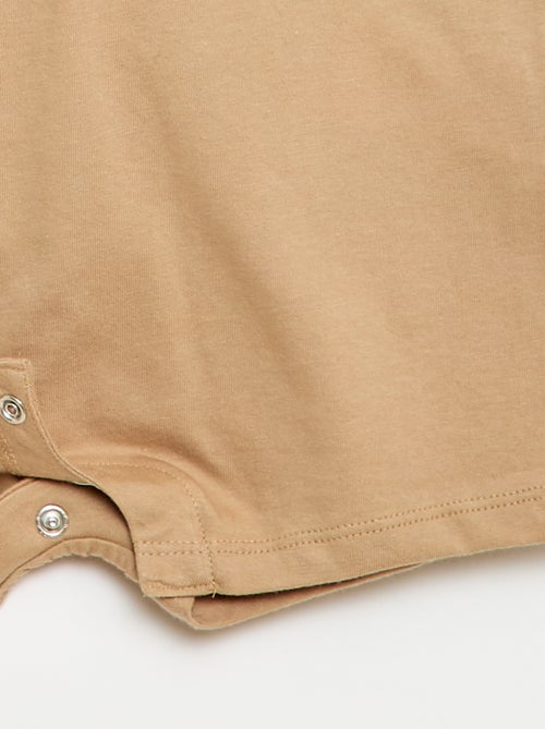 Conjunto de 2 babygrows curtos em jersey - Kiabi