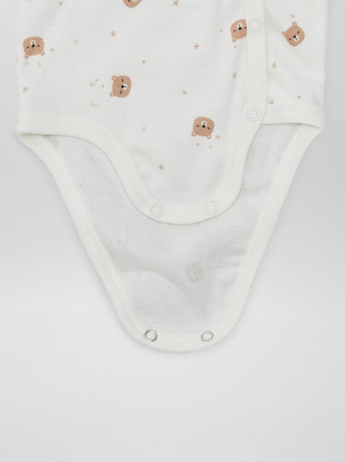 Conjunto de 2 bodies - coleção fácil de vestir - Kiabi