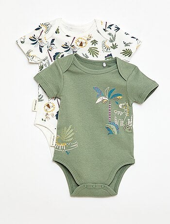 Conjunto de 2 bodies de manga curta