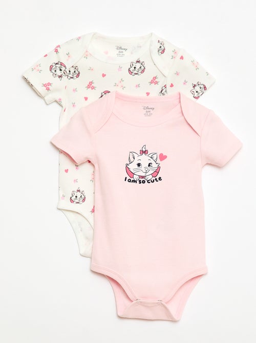 Conjunto de 2 bodies de manga curta 'Disney' 'Marie' - Kiabi