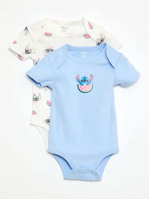 Conjunto de 2 bodies de manga curta 'Disney' 'Stitch' - Kiabi
