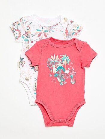 Conjunto de 2 bodies de manga curta
