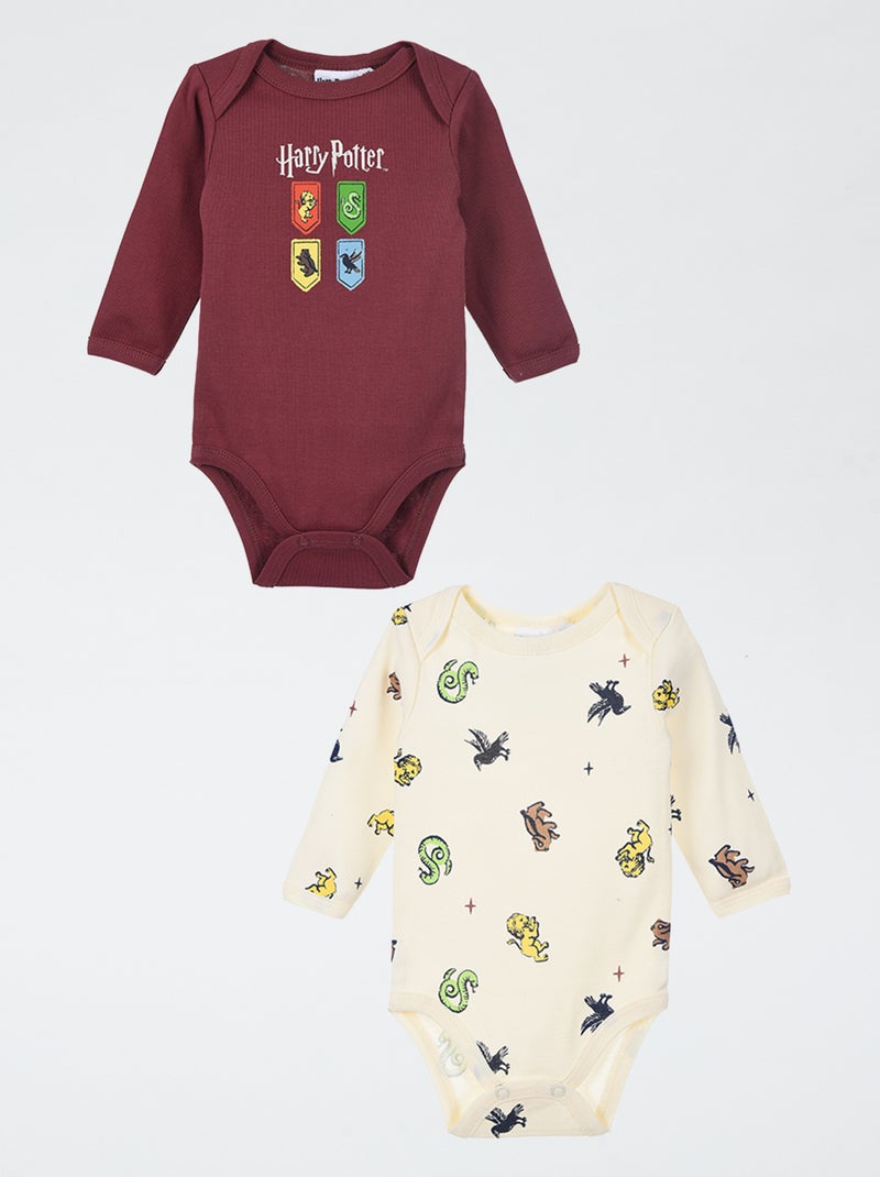 Conjunto de 2 bodies 'Harry Potter' Vermelho - Kiabi