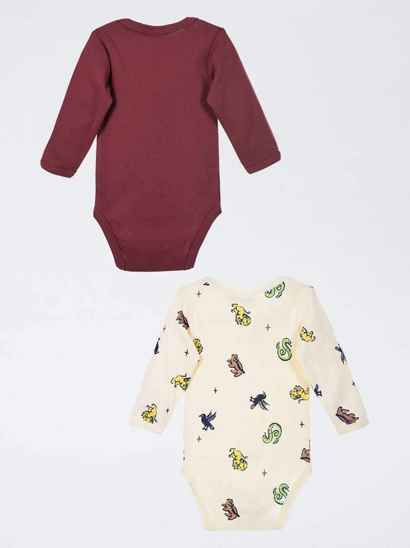 Conjunto de 2 bodies 'Harry Potter' Vermelho - Kiabi