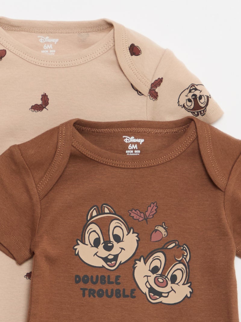 Conjunto de 2 bodies 'Stitch' 'Disney' Bege - Kiabi