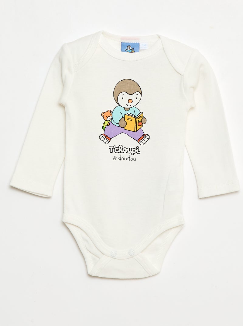 Conjunto de 2 bodies 'Tchoupi' Verde - Kiabi