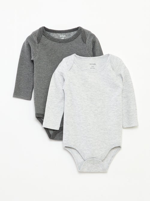 Conjunto de 2 bodies termorreguladores em malha - Kiabi