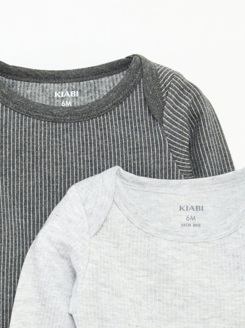 Conjunto de 2 bodies termorreguladores em malha - Kiabi